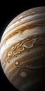 Majestic Jupiter: A Stunning Science Fiction Illustration Of The Red And Brownish Planet