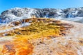 Jupiter and Mound Terraces at Mammoth Hot Springs in Yellowstone National Park