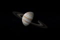 Jupiter planet and her rings in the outer space. 3d render Royalty Free Stock Photo