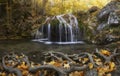 Jur-Jur Waterfall. Autumn in Crimea