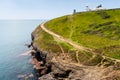 Jurassic coast line Royalty Free Stock Photo