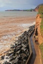 Jurassic Coast in Sidmouth, Devon Royalty Free Stock Photo