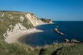 Jurassic Coast view Royalty Free Stock Photo