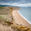 Dorset Jurassic coast West Bay Royalty Free Stock Photo