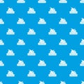 Jurassic cute pattern vector seamless blue