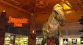 The Jurassic park dinosaur, scary toy, New york city, USA