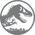 Jurassic Park logo Royalty Free Stock Photo