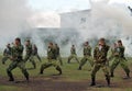 Training of Russian special forces soldiers