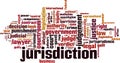 Jurisdiction word cloud