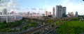 Jurong East panorama Royalty Free Stock Photo