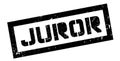Juror rubber stamp Royalty Free Stock Photo