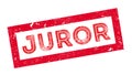 Juror rubber stamp Royalty Free Stock Photo