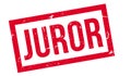 Juror rubber stamp Royalty Free Stock Photo