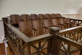 Jury Box  Law  Legal  Lawyer  Judge  Court Room Royalty Free Stock Photo