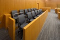 Jury box Royalty Free Stock Photo