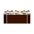 Jury Icon Royalty Free Stock Photo