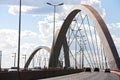 Juscelino Kubitschek bridge in brasilia brazil