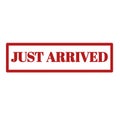 Just arrived stamp Royalty Free Stock Photo