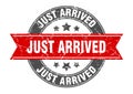 just arrived stamp Royalty Free Stock Photo