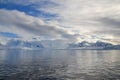 Majestic mountains in Antarctic motion