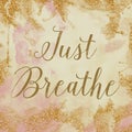 Just Breathe Royalty Free Stock Photo