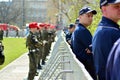 Just before the ceremony of unveiling the monument the victims of a plane crash near Smolensk.