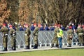 Just before the ceremony of unveiling the monument the victims of a plane crash near Smolensk.