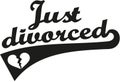 Just divorced retro font