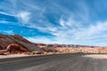 Desert Road thru the Valley of Fire - Nevada State Park