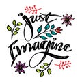 Just imagine, hand lettering.