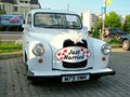 Just married car Royalty Free Stock Photo