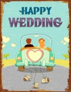 Just Married Couple Royalty Free Stock Photo