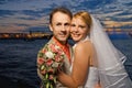 Just married couple Royalty Free Stock Photo