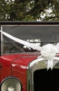 Just Married Old Vintage Wedding Car