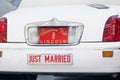 Just married Royalty Free Stock Photo