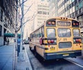 Just a normal street in New York Royalty Free Stock Photo