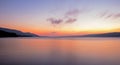 Just Prior To Sunrise Over Great Bras D`Or In Cape Breton Royalty Free Stock Photo