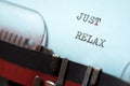 Just relax phrase