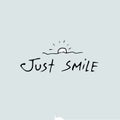 Just smile concept Royalty Free Stock Photo