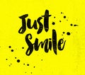 Just Smile Royalty Free Stock Photo