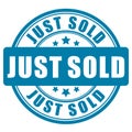 Just sold vector sign