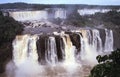 Some of the 250 waterfalls of Iguazu on the border of Brasil and Argetina