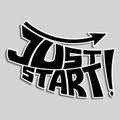 Just start vector lettering