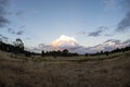 Just Before Sunset On Australian Bush, Fish Eye Lens Royalty Free Stock Photo