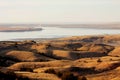 Just before sunset on the prairie