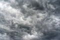 Just before a thunderstorm these dramatic cloud formations were visable in the sky3