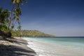 Just a typical view from the beach on Lombok isle Royalty Free Stock Photo