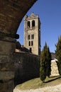 Justa and Rufina church, Prats de Mollo, La Preste, Vallespir, Languedoc-Roussillon, Pyrenees Orientales, France Royalty Free Stock Photo