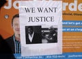 Justice for Abdi sign