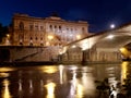 Justice building Palazzaccio Rome Italy night